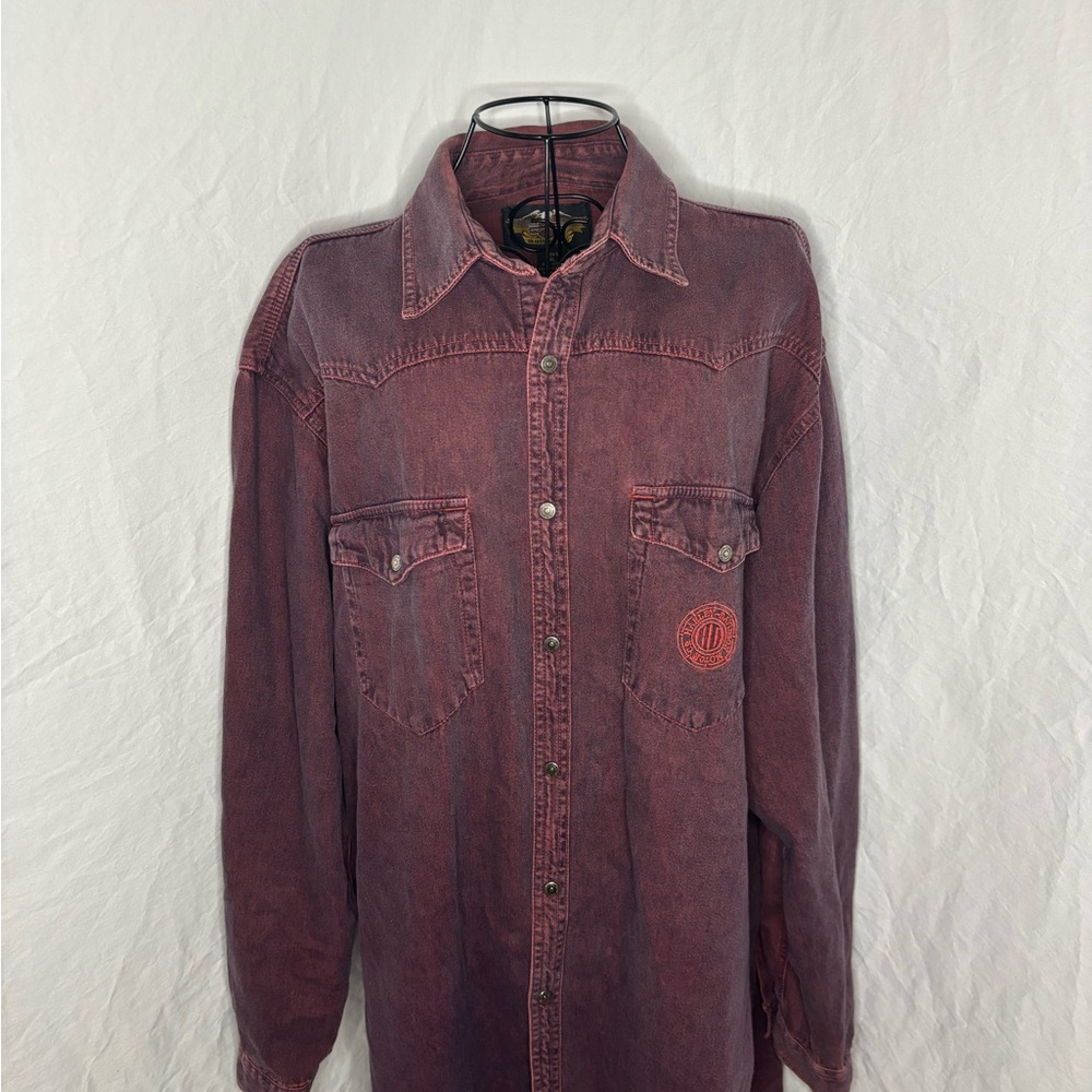 Harley-Davidson Cotton Button-Up Shirt